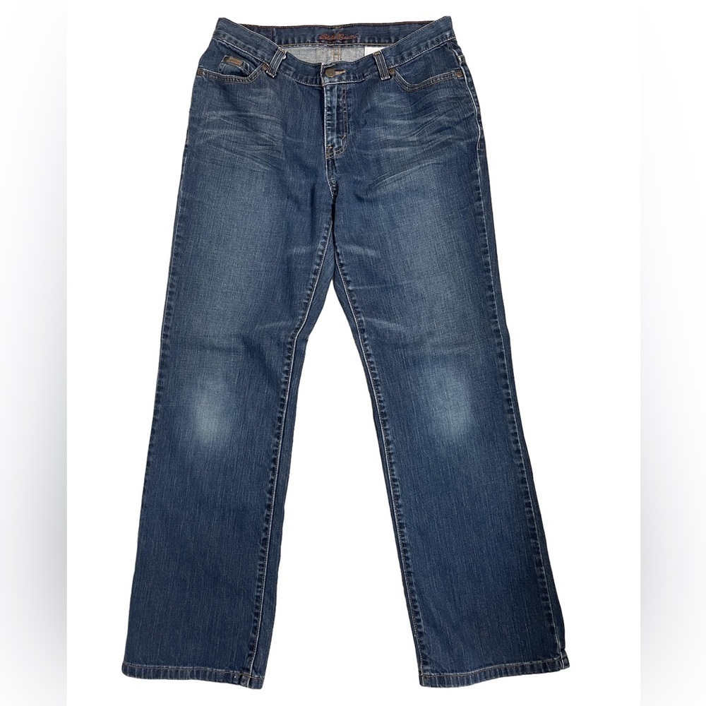 Eddie Bauer Premium Denim Straight-Leg Jeans - Size Women’s 10 Regular